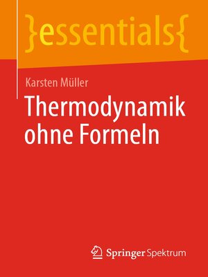 cover image of Thermodynamik ohne Formeln